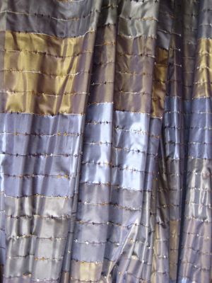 Modern Silver/Gld Taffeta