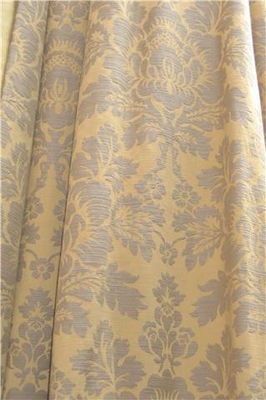 Gold And Brown Damask