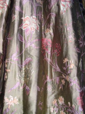 Green/Pink/Lilac Brocade