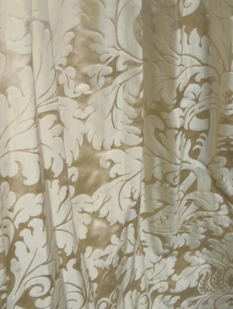 Taupe/Champagne Classical Damask